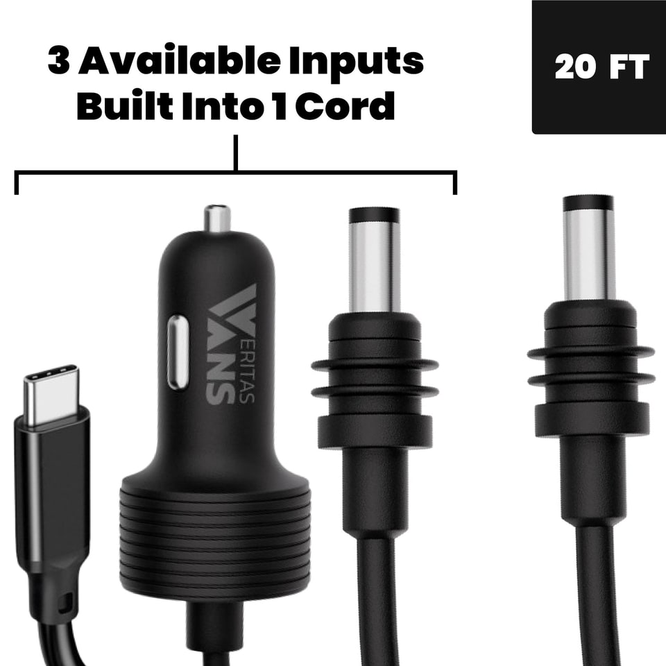 Starlink Mini 3-in-1 Power Supply - 20 FT