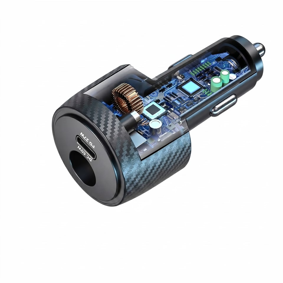 Starlink Mini 2-in-1 Car Charger Step-Up Converter 3