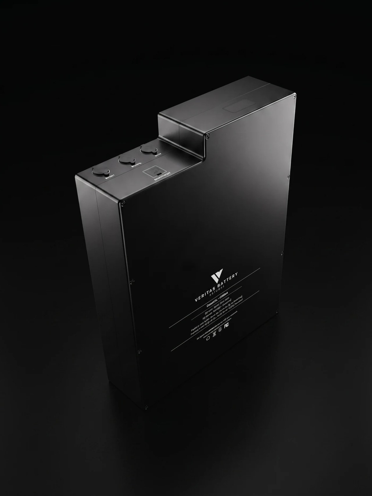 Veritas 45-hour battery on a dark studio surface