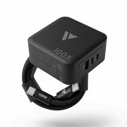 100W GaN USB-C Charger with Cable