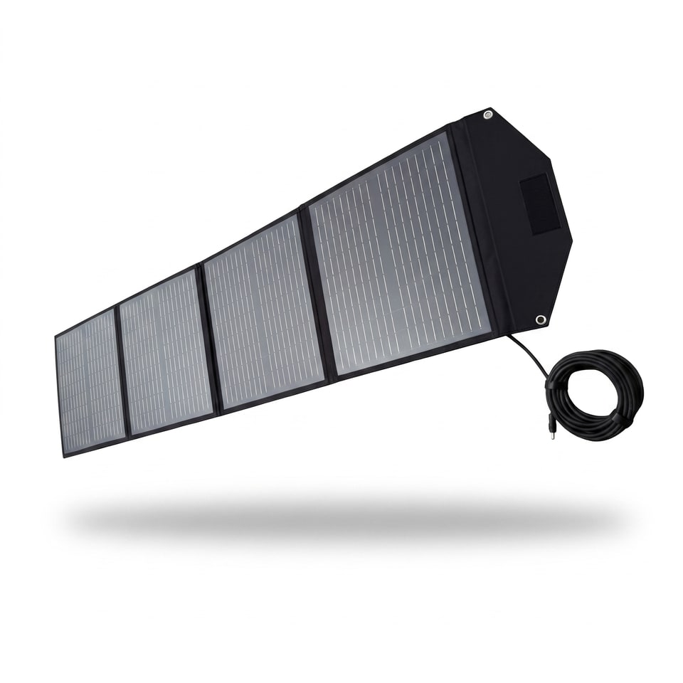 100W Foldable Solar Panel For 45-Hour Battery 1
