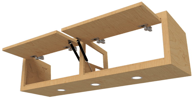 Transit Van Baltic Birch Upper Cabinets 2015-2024 Ford 17