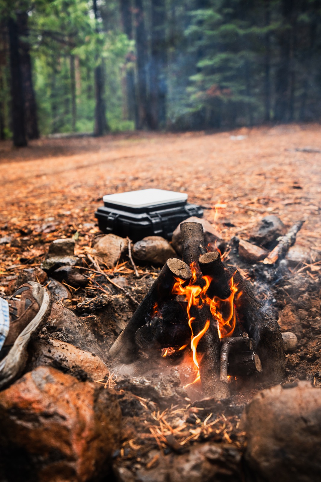 Starlink case deployed by campfire